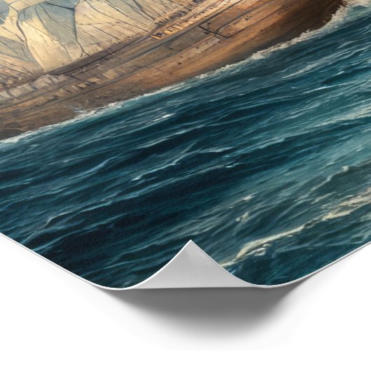 Schilderen van schepen in het poster van de zee (Hoek)