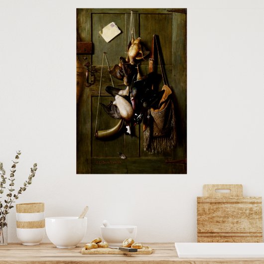 Schilderen van stilstaande deuren met eenden poster (Keuken)