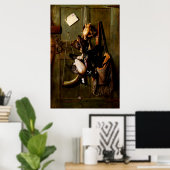 Schilderen van stilstaande deuren met eenden poster (Thuiskantoor)