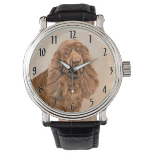 Schilderen van Sussex-Spanjaard - Kute Original Do Horloge
