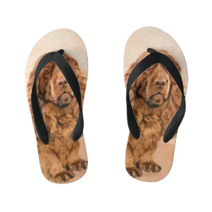 Schilderen van Sussex-Spanjaard - Kute Original Do Kinder Teenslippers