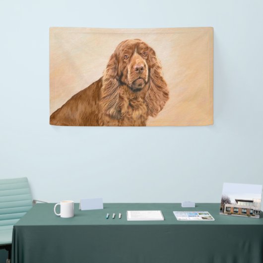 Schilderen van Sussex-Spanjaard - Kute Original Do Spandoek (Beurs)