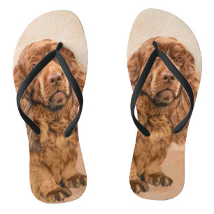 Schilderen van Sussex-Spanjaard - Kute Original Do Teenslippers