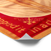 Schilderen van tekenafdrukken poster (Hoek)