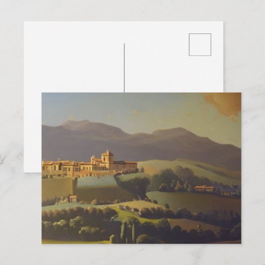 Schilderen van Toscane in Italië Briefkaart (Voorkant / Achterkant)