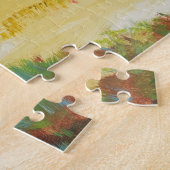 Schilderen van twee korrelkoeien legpuzzel (Zijkant)