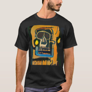 Schilderen van Urban Graffiti Street Art Skull T-shirt