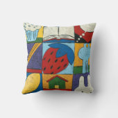 Schilderen van verschillende objecten door Charikl Kussen (Achterkant)