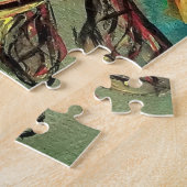 schilderen van vogels en bijen legpuzzel (Zijkant)