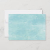 Schilderen van watervallen Waterverf Bedankkaart (Achterkant)