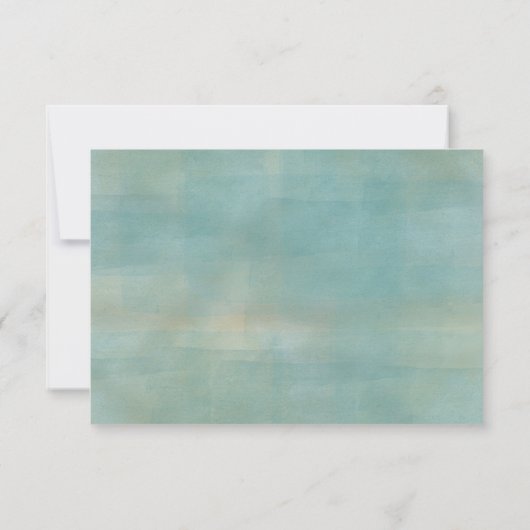 Schilderen van watervallen Waterverf Bedankkaart (Achterkant)