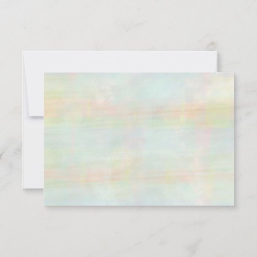 Schilderen van watervallen Waterverf Bedankkaart (Achterkant)