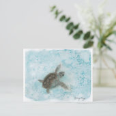 Schilderen van Waterverf Briefkaart (Staand voorkant)