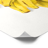  schilderen van Waterverf van bananen Poster (Hoek)