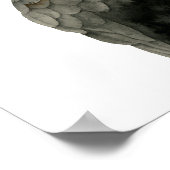 Schilderen van Waterverf van de wijnbouw Poster (Hoek)