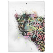 Schilderen van waterverf van wolluipaarden klembord (Achterkant)