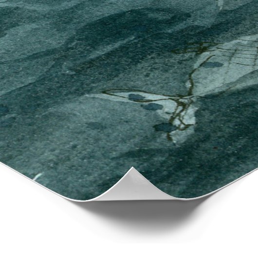 Schilderen van zwarte en witte Waterverf Poster (Hoek)