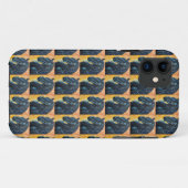 Schilderen van zwarte paarden Case-Mate iPhone case (Achterkant (horizontaal))