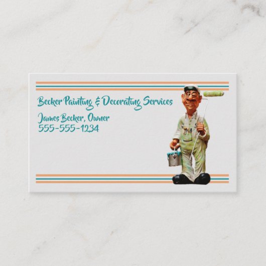 Schilderen - Versieren - Schilder Visitekaartje (Voorkant)