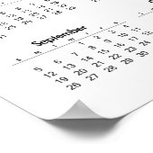 Schilderen Waterbuffel Os Nieuwjaarskalender P Poster (Hoek)