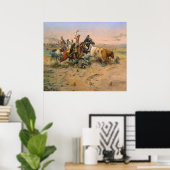  schilderen Wilde West Roundup Poster (Thuiskantoor)