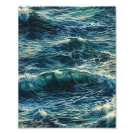 Schilderen Zee piekspanningen Foto Afdruk