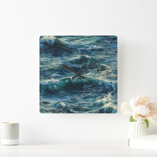 Schilderen Zee piekspanningen Vierkante Klok (Huis)