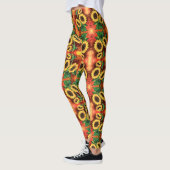 Schilderen Zonnebloemen Leggings (Links)