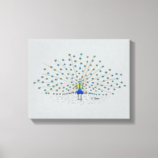  schilderend decoratief gevlekt doek canvas afdruk (Voorkant)