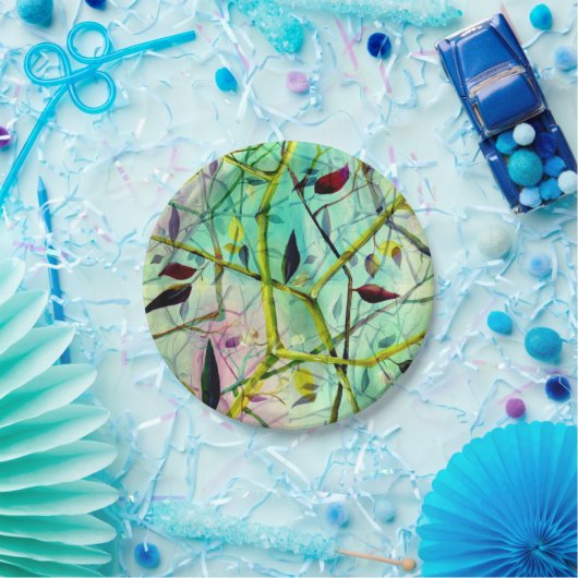 Schilderend handschilderwerk papieren bordje (Feest)