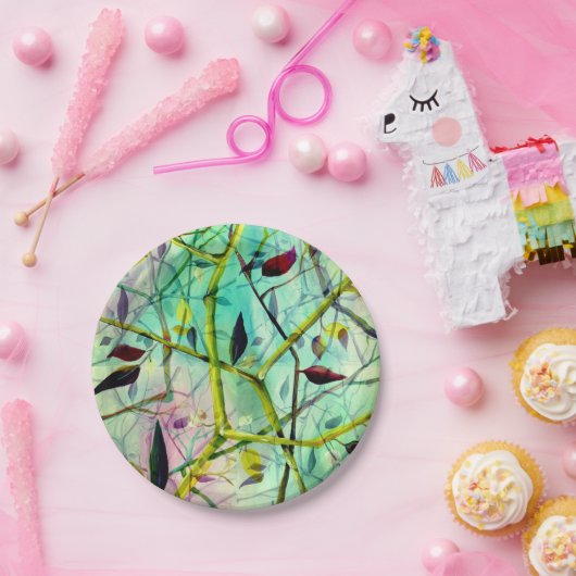 Schilderend handschilderwerk papieren bordje (Feest)