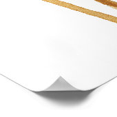 Schilderend portret van de Afrikaanse vrouw, water Poster (Hoek)