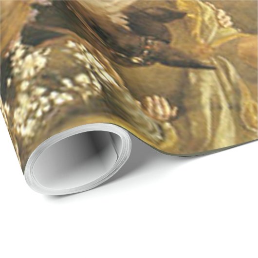  schilderende koningin Guinevere's Maying Cadeaupapier (Rol Hoek)