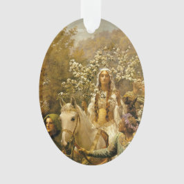  schilderende koningin Guinevere's Maying Ornament