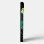 Schilderexplosie op zwart Case-Mate iPhone case (Achterkant / Rechts)