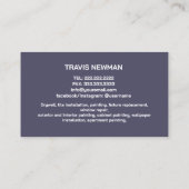 Schildergereedschappen Handyman Carpenter Gereedsc Visitekaartje (Achterkant)