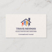 Schildergereedschappen Handyman Carpenter Gereedsc Visitekaartje (Voorkant)