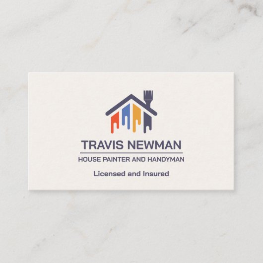 Schildergereedschappen Handyman Carpenter Gereedsc Visitekaartje (Voorkant)