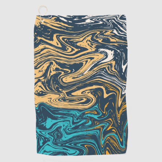 schildergolven golfhanddoek (Voorkant)