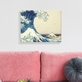 Schildergolven Premium omgepakt Canvas (glanzend) Afdruk (Insitu (Woonkamer))