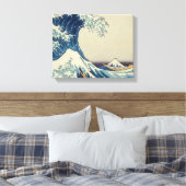 Schildergolven Premium omgepakt Canvas (glanzend) Afdruk (Insitu (Slaapkamer))
