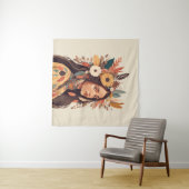 Schilderige Native American Woman Wandkleed (In Situ (horizontaal))