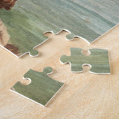  schilderij aan zee Menton, Frankrijk in de jaren  Legpuzzel (Zijkant)