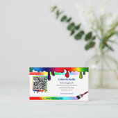 Schilderij Aannemer Gepersonaliseerd Visitekaartje (Staand voorkant)