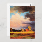 Schilderij Albert Bierstadt, Beiers landschap Briefkaart (Voorkant / Achterkant)