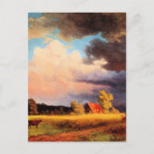 Schilderij Albert Bierstadt, Beiers landschap Briefkaart (Voorkant)