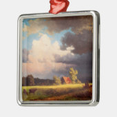 Schilderij Albert Bierstadt, Beiers landschap Metalen Ornament (Links)