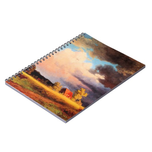 Schilderij Albert Bierstadt, Beiers landschap Notitieboek (Linkerzijde)