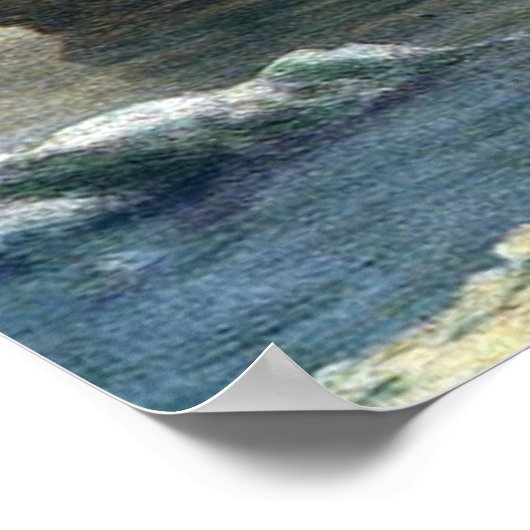 Schilderij Albert Bierstadt, zeehonden Poster (Hoek)