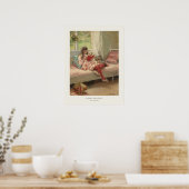 Schilderij Albert Edelfelt Goede Vrienden Poster (Keuken)